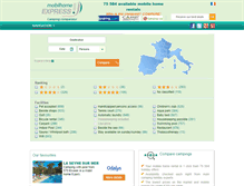 Tablet Screenshot of mobilhome-express.com